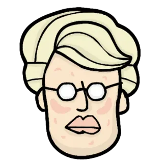 Rusty Lake characters by VE whatsapp stickers