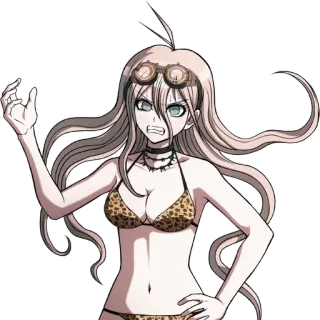 🔩 Miu Iruma Danganronpa V3: Killing Harmony anime, bikini, anime character, fanart, miu iruma, danganronpa telegram sticker