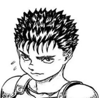 ⚔ Guts Berserk Anime, Manga, Berserk, Guts, Guerrero telegram sticker