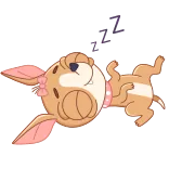 😴 Hund, Welpe, Tier, süß, Haustier, Cartoon whatsapp sticker