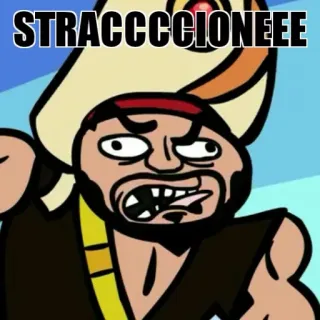 😒 STRACCCCIONEEE telegram sticker