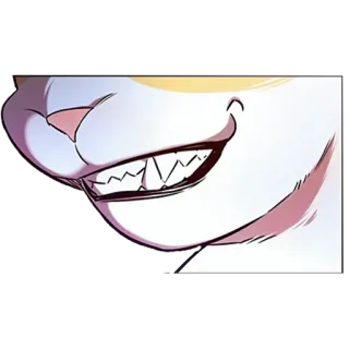 😈 kucing, senyum, gigi, kartun, binatang, stiker telegram sticker