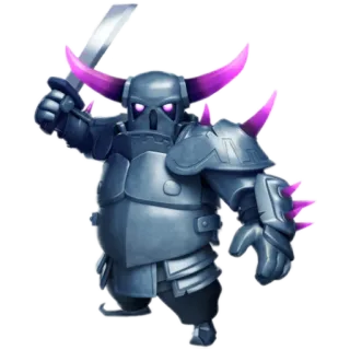 ⚔ Clash of Clans 게임, 갑옷, 전사, 검, 뿔 telegram sticker