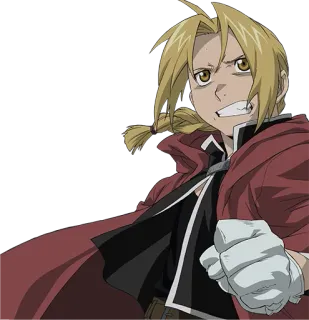 😏 Edward Elric Fullmetal Alchemist Anime, Karakter, Alkimia, Manga, Edward Elric telegram sticker