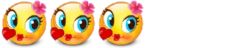 😘 emoji, kuss, blume, süß, herz whatsapp sticker