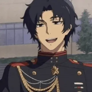 🗞 Anime, Militär, Uniform, Männlich, Charakter telegram sticker