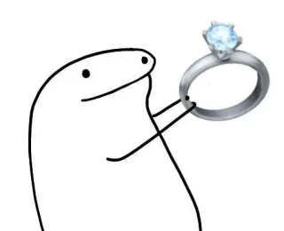💍 tunangan, cincin, lamaran, pernikahan, perhiasan, florkofcows telegram sticker