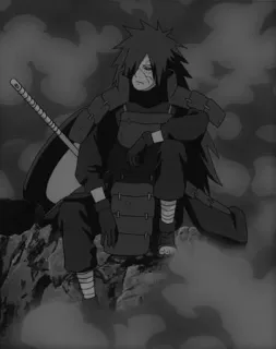 😒 Madara Uchiha Naruto anime, naruto, madara uchiha, manga telegram sticker
