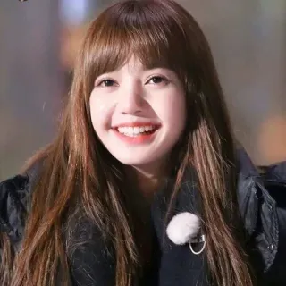 🌚 Lisa Lisa, K-pop, piosenkarka, celebrytka, idol, Blackpink whatsapp sticker