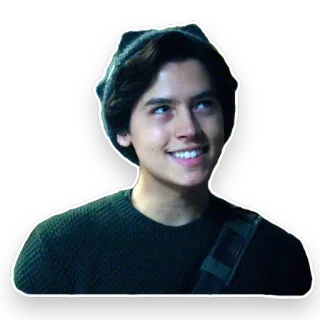 😁 Jughead Jones Riverdale Jughead, Riverdale, personaje, adolescente, serie tv, Cole Sprouse telegram sticker