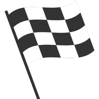 🏁 drapeau à damier, course, sport, drapeau, ligne d'arrivée, victoire, course automobile whatsapp sticker