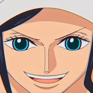 📚 Nico Robin One Piece anime, one piece, nico robin, character, manga whatsapp sticker