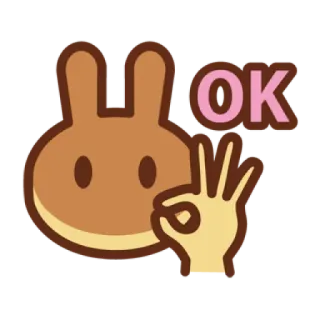 👌 OK 토끼, OK, 제스처, 승인, 귀여운 telegram sticker