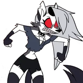 😡 Loona Helluva Boss whatsapp sticker