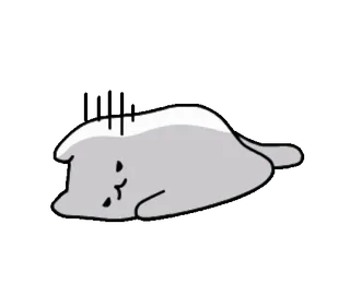 😔 mochi cat telegram sticker