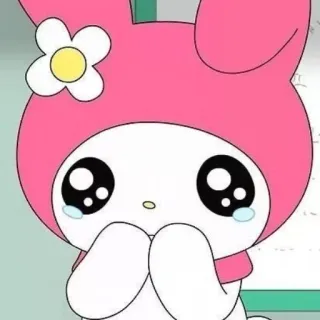 😀 My Melody Sanrio, My Melody, kawaii, lindo, anime telegram sticker