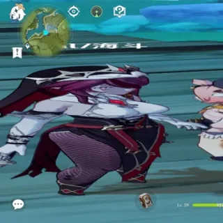 🏮 Rosaria Genshin Impact Rosaria, Genshin Impact, jeu vidéo, personnage, drôle whatsapp sticker