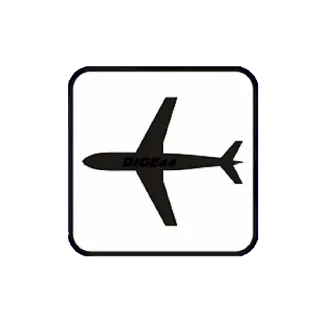 🛫 DIGESA samolot, lotnisko, symbol, transport, podróż telegram sticker