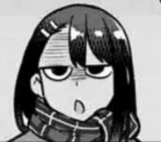 😒 Anime, Mädchen, Manga, Ausdruck, Gesicht telegram sticker