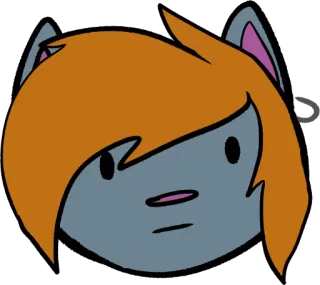 😐 cartoon, kat, dier, sticker, grappig, uitdrukking telegram sticker