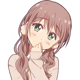 😳 อนิเมะ, เด็กผู้หญิง, น่ารัก, การ์ตูน, มังงะ telegram sticker