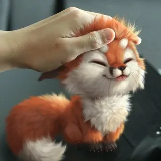 😚 fox, animal, cute, pet, furry, wildlife, mammal, domestic telegram sticker