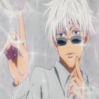 😘 Satoru Gojo Jujutsu Kaisen Anime, Gojo, Satoru, Jujutsu Kaisen, Personaje telegram sticker