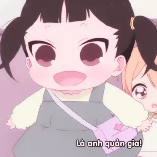 🧸 Là anh quản gia! Аниме, Девушка, Милый, Мультфильм telegram sticker