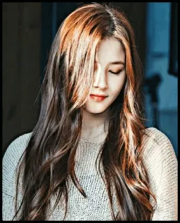 🕊 女性, ポートレート, 人物, ロングヘア, 髪, 顔 telegram sticker