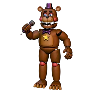 🌟 Lefty Five Nights at Freddy's animatronic, bear, Lefty, Five Nights at Freddy's, horror game, video game character telegram sticker