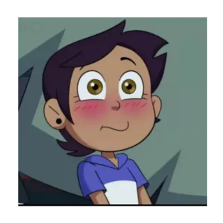 😶 Luz Noceda The Owl House desenho animado, animação, programa de tv, disney, personagem, engraçado, fofo telegram sticker