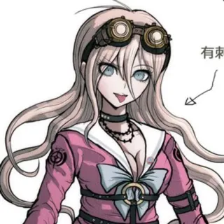🔩 Miu Iruma Danganronpa V3: Killing Harmony anime, character, Danganronpa, Miu Iruma, girl telegram sticker