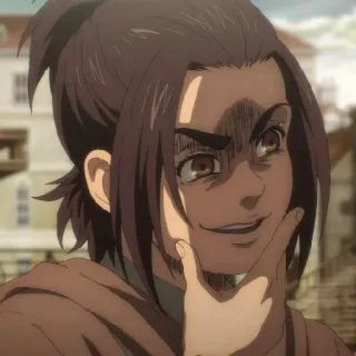 😁 Gabi Braun Attack on Titan animé, personnage, gabi braun, l'attaque des titans, manga whatsapp sticker