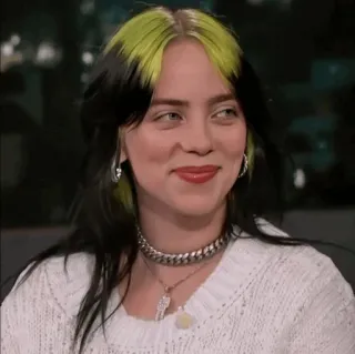 🕸 Billie Eilish 歌手, ミュージシャン, ビリー・アイリッシュ, ポップ, セレブ telegram sticker