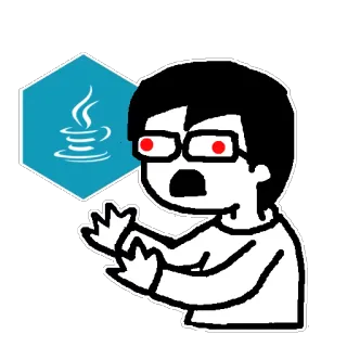 💻 Java, Programmierung, Codierung, Technologie, Softwareentwicklung, Cartoon whatsapp sticker