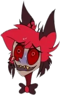 😅 Alastor Hazbin Hotel iblis, radiodemon, Hazbin Hotel, Alastor, kartun telegram sticker