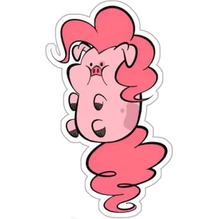 🦄 Waddles Gravity Falls pig, cartoon, pink, Waddles, Gravity Falls, animated telegram sticker