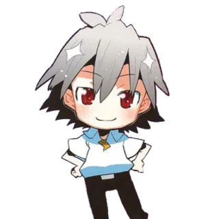 🔹 Anime, Manga, Chibi, Personaje, Kawaii, Lindo, Arte telegram sticker