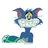 Tom and Jerry😼🐭-@MochaStickers telegram stickers