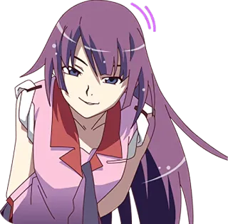 Monogatari Series :: @line_stickers whatsapp stickers