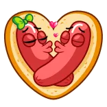 Juicy Hot Dog telegram stickers