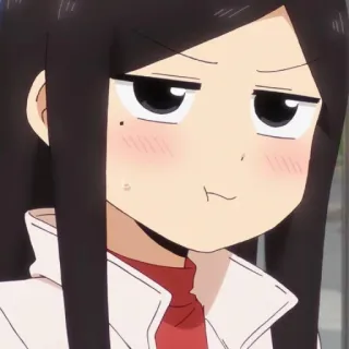 😾 Anime, Manga, Sombong, Ekspresi, Gadis, Kartun whatsapp sticker