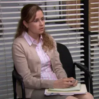 🗞 Pam Beesly The Office fernsehen, büro, pam, beesly, empfang, sitcom telegram sticker