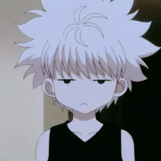 🌑 Killua Zoldyck Hunter x Hunter 애니메이션, 키르아, 조르딕, 헌터 telegram sticker