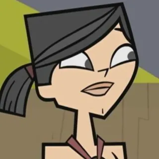 🎰 Heather Total Drama dibujos animados, animado, personaje, femenino, Heather, Total Drama whatsapp sticker
