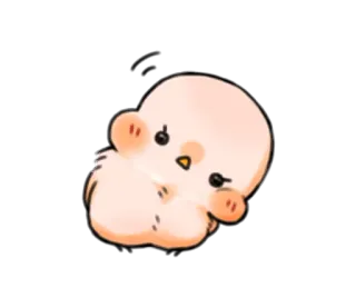 😕 mignon, dessin animé, animal, kawaii, chibi, bébé animal, petit telegram sticker