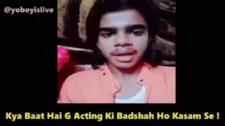 💁 Kya Baat Hai G Acting Ki Badshah Ho Kasam Se ! whatsapp sticker