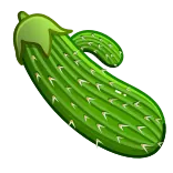 🌵 zucchini, sayuran, makanan, hijau whatsapp sticker