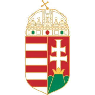 🇭🇺 hungary, coat of arms, emblem, national symbol, shield, crown, patriotic telegram sticker