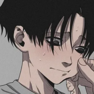 🐾 Anime, Cartone animato, Ritratto, Uomo, Personaggio telegram sticker